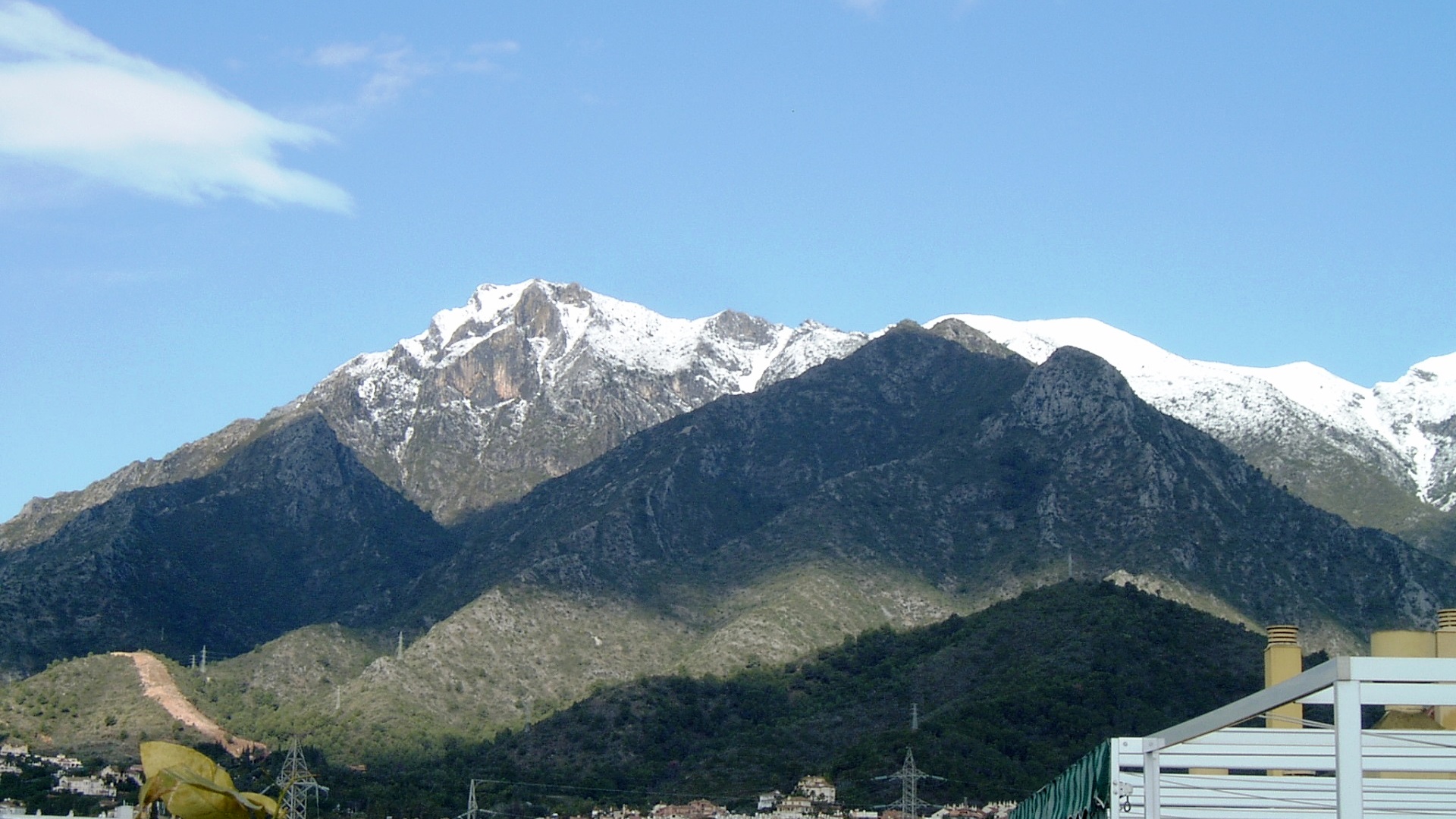 Snow in Marbella!