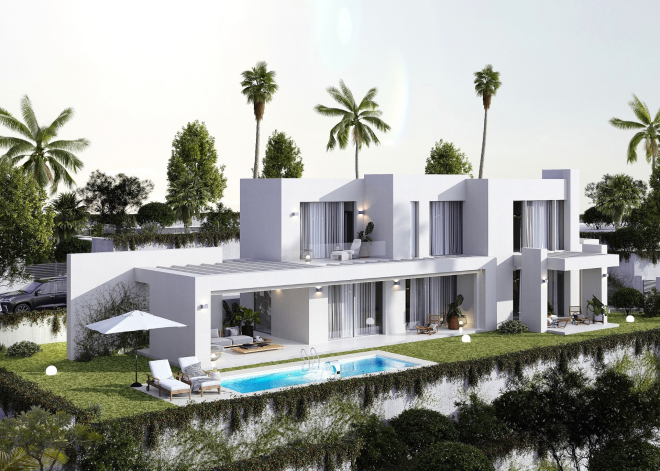 Modern 4 bedroom villas in Mijas Pueblo