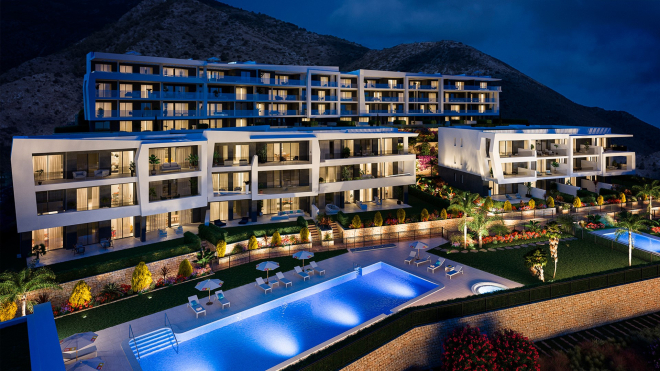 Stunning 3 bedroom apartment with sea views in El Higuerón