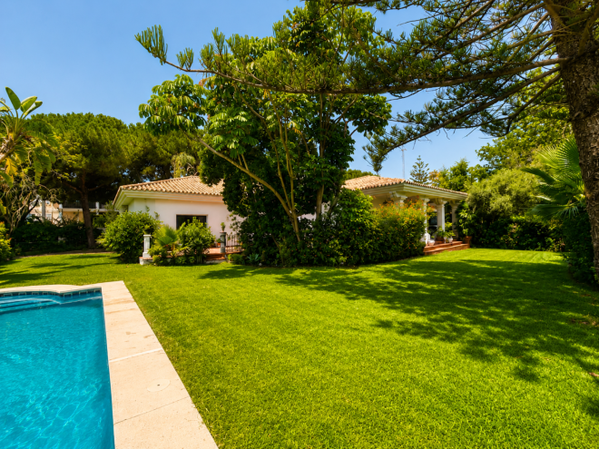Golf-front villa in Guadalmina Alta.